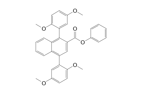 Phenyl 1,4-bis(2,5-dimethoxyphenyl)-2-naphthoate