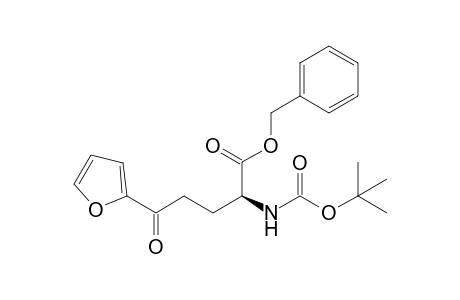 Benzyl (2S)-2-tert-Butoxycarbonylamino-5-oxo-5-(2'-furyl)pentanoate