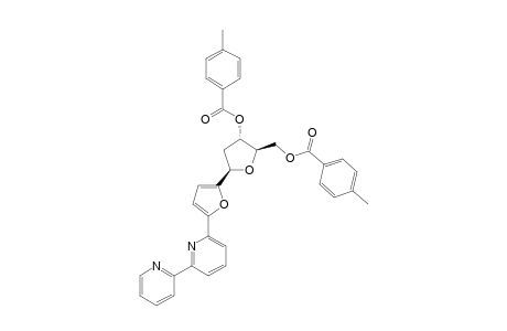 1-BETA-[5-(2,2'-BIPYRIDIN-6-YL)-FURAN-2-YL]-1,2-DIDEOXY-3,5-DI-O-TOLUOYL-D-RIBOFURANOSIDE