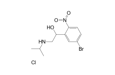1-(5'-Bromo-2'-nitrophenyl)-2-isopropylaminoethanol Hydrochloride