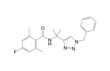 N-[2-(1-Benzyl-1H-1,2,3-triazol-4-yl)propan-2-yl]-4-fluoro-2,6-dimethylbenzamide