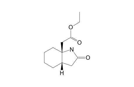 7A-ETHOXYCARBONYL-METHYL-OCTAHYDRO-cis-1H-INDOL-2-ONE