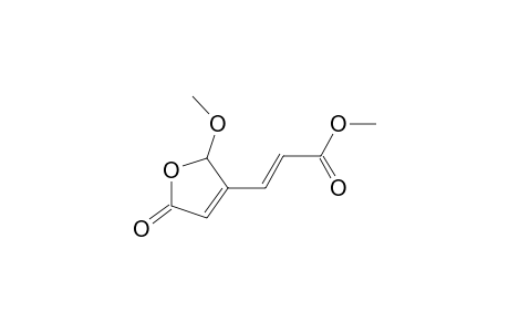 Methyl (E)-2-methoxy-5-oxo-2,5-dihydro-3-furan-propenoate