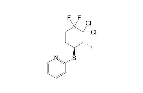 3,4-trans-2,2-Dichloro-1,1-difluoro-3-methyl-4-(2-pyridylthio)cyclohexane