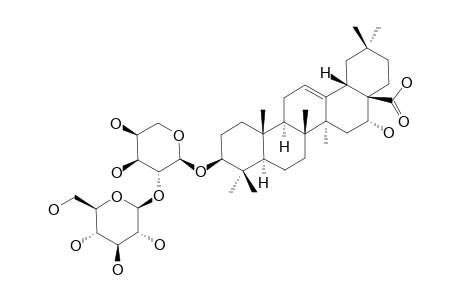 ECHINOCYSTIC-ACID-3-O-BETA-D-GLUCOPYRANOSYL-(1->2)-ALPHA-L-ARABINOPYRANOSIDE