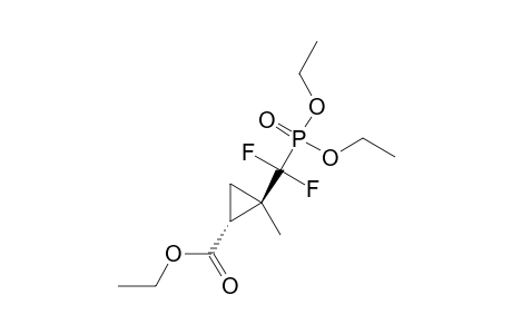 ETHYL-(1-R*,2-R*)-2-[(DIETHOXYPHOSPHORYL)-(DIFLORO)-METHYL]-2-METHYLCYCLOPROPANE-1-CARBOXYLATE