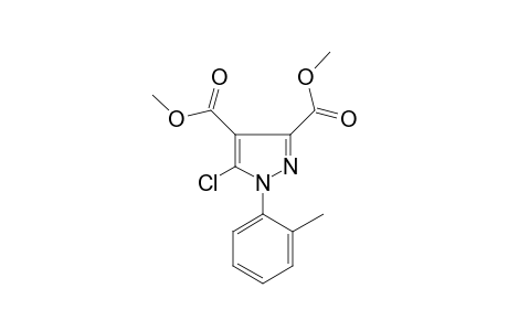 dimethyl 5-chloro-1-(2-methylphenyl)pyrazole-3,4-dicarboxylate