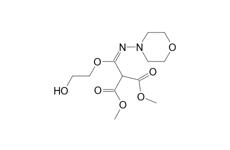 Dimethyl 2-{(2'-hydroxyethoxy)[ N-(morpholin-1'-yl)imino]methyl}-propane-1,3-dioate