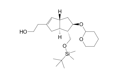 (1R,5S,6S,7R)-6-[((tert-butyldimethylsilyl)oxy)methyl]-3-(2-hydroxyethyl)-7-[(tetrahydropyranyl)oxy]bicyclo[3.3.0]oct-2-ene