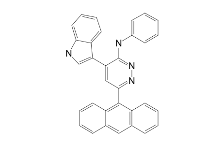 [6-ANTHRACEN-9-YL-4-(1H-INDOL-3-YL)-PYRIDAZIN-3-YL]-PHENYLAMINE