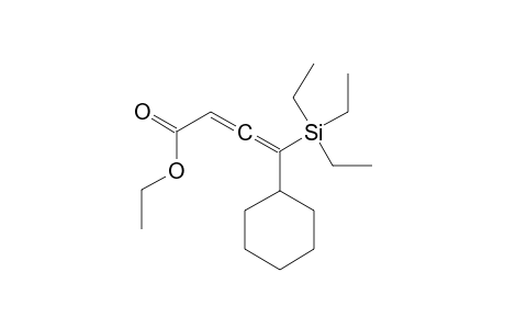 ETHYL-4-CYCLOHEXYL-4-TRIETHYLSILYLBUTA-2,3-DIENOATE