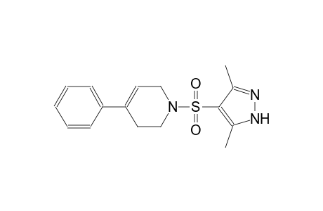 1-[(3,5-dimethyl-1H-pyrazol-4-yl)sulfonyl]-4-phenyl-1,2,3,6-tetrahydropyridine