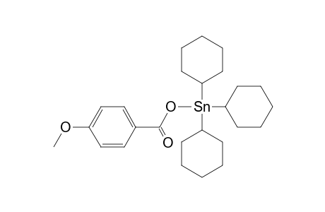 Stannane, tricyclohexyl[(4-methoxybenzoyl)oxy]-
