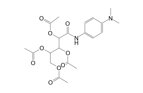 5-((4-(dimethylamino)phenyl)amino)-5-oxopentane-1,2,3,4-tetrayl tetraacetate