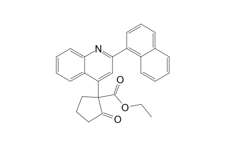 2-(1'-Naphthyl)-4-[2"-oxo-1"-(ethoxycarbonyl)cyclopent-1"-yl]-quinoline