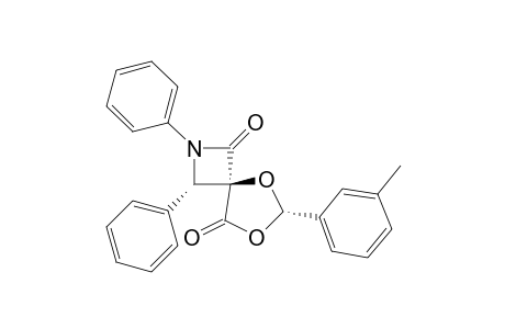 (4-r,3-t,6-c)-2-Aza-5,7-dioxa-6-(3'-methylphenyl)-2,3-diphenyl-spiro[3.4]octane-1,8-dione