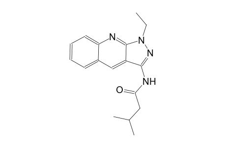 N-(1-ethyl-1H-pyrazolo[3,4-b]quinolin-3-yl)-3-methylbutanamide