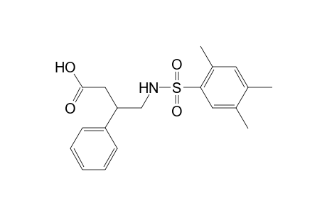 3-Phenyl-4-(2,4,5-trimethyl-benzenesulfonylamino)-butyric acid