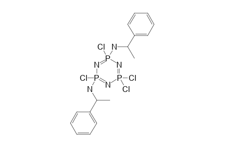 1-phenylethyl-[2,4,6,6-tetrachloro-4-(1-phenylethylamino)-1,3,5-triaza-2$l^{5},4$l^{5},6$l^{5}-triphosphacyclohexa-1,3,5-trien-2-yl]amine