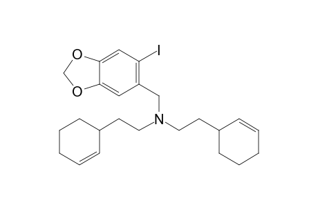 N,N-bis[2-(Cyclohex-2'-enyl)ethyl]-6-iodo-1,3-benzodioxole-5-methanamine