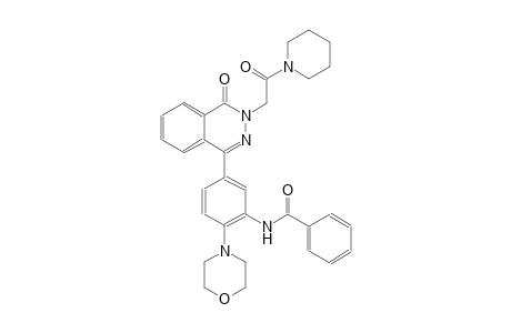 N-(2-(4-morpholinyl)-5-{4-oxo-3-[2-oxo-2-(1-piperidinyl)ethyl]-3,4-dihydro-1-phthalazinyl}phenyl)benzamide