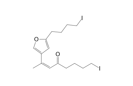 8-Iodo-2-[5'-( 4"-iodobutyl)-3'-furanyl]-2-octen-4-one