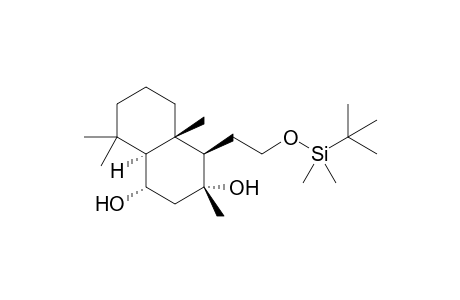 (+)-(1S,3R,4R,4aS,8aS)-4-(2-{[tert-Butyl(dimethyl)silyl]oxy}ethyl)-3,4a,8,8-tetramethyldecahydro-1,3-naphthalenediol