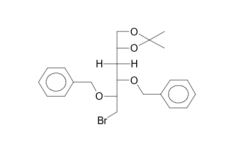 2,3-DI-O-BENZYL-1-BROMO-4-DEOXY-5,6-O-ISOPROPYLIDENE-D-ARABINOHEXOL
