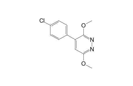 4-(4-Chlorophenyl)-3,6-dimethoxypyridazine
