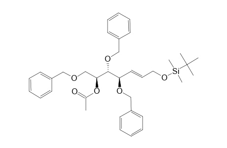 (4R,5S,6S)-6-ACETOXY-1-TERT.-BUTYLDIMETHYLSILYLOXY-4,5,7-TRIBENZYLOXY-2E-HEPTENE