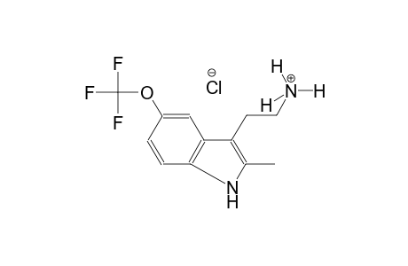 1H-indole-3-ethanaminium, 2-methyl-5-(trifluoromethoxy)-, chloride