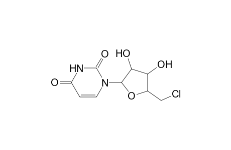 1-[5-(chloromethyl)-3,4-bis(oxidanyl)oxolan-2-yl]pyrimidine-2,4-dione