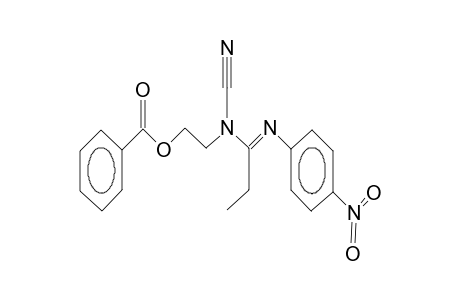 2-{N-cyano-N-[1-(4-nitrophenylimino)propyl]ethyl benzoate