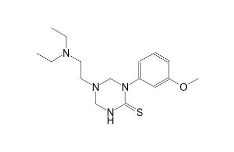 5-[2-(diethylamino)ethyl]-1-(3-methoxyphenyl)tetrahydro-1,3,5-triazine-2(1H)-thione