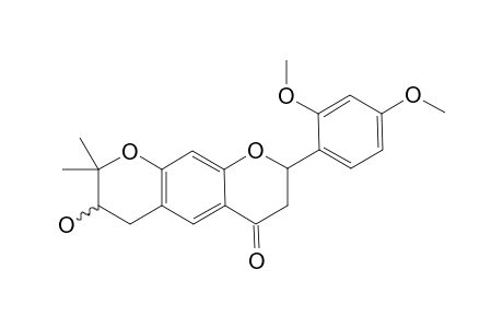 2,3,6,7-Tetrahydro-7-hydroxy-8,8-dimethyl-2-(2,4-dimethoxyphenyl)-4H,8H-benzo[b,b']dipyran-4-one