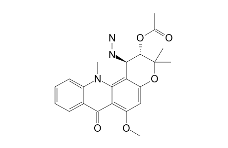 (+/-)-TRANS-2-ACETOXY-1-HYDRAZINO-1,2-DIHYDROACRONYCINE