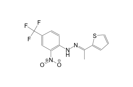 ethanone, 1-(2-thienyl)-, [2-nitro-4-(trifluoromethyl)phenyl]hydrazone, (1E)-