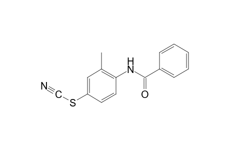 thiocyanic acid, 4-benzamido-m-tolyl ester