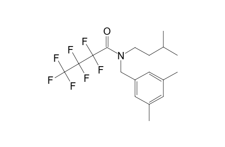 Heptafluorobutyramide, N-(3,5-dimethylbenzyl)-N-(3-methylbutyl)-