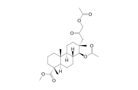 (1R,4aR,4bS,7R,8S,8aR,10aR)-8-acetoxy-7-(3-acetoxy-2-keto-propyl)-1,4a,7-trimethyl-3,4,4b,5,6,8,8a,9,10,10a-decahydro-2H-phenanthrene-1-carboxylic acid methyl ester