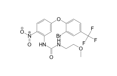 Urea, N-[5-[2-bromo-4-(trifluoromethyl)phenoxy]-2-nitrophenyl]-N'-(2-methoxyethyl)-