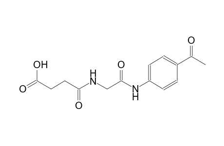 butanoic acid, 4-[[2-[(4-acetylphenyl)amino]-2-oxoethyl]amino]-4-oxo-