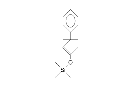 1-Trimethylsiloxy-3-methyl-3-phenyl-cyclopentene