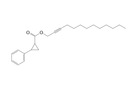 Cyclopropanecarboxylic acid, trans-2-phenyl-, tridec-2-yn-1-yl ester