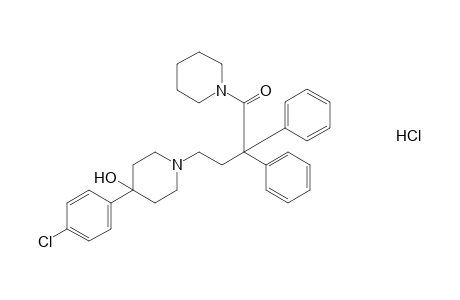 4-(p-chlorophenyl)-1-(3,3-diphenyl-4-oxo-4-piperidinobutyl)-4-piperidinol, monohydrochloride