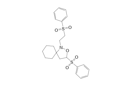 2-(2'-Phenylsulphonylethyl)-3,3-spiropentamethylene-5-phenylsulphonylisoxazolidine
