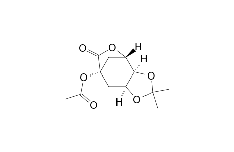 4,7-Methano-1,3-dioxolo[4,5-c]oxepin-6(4H)-one, 7-(acetyloxy)tetrahydro-2,2-dimethyl-, (3a.alpha.,4.beta.,7.alpha.,8a.alpha.)-