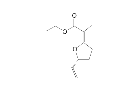 2-(1-Ethoxycarbonylethylidene)-5-vinyltetrahydrofuran