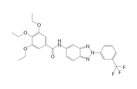 benzamide, 3,4,5-triethoxy-N-[2-[3-(trifluoromethyl)phenyl]-2H-1,2,3-benzotriazol-5-yl]-