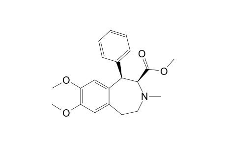 (1R*,2S*)-7,8-Dimethoxy-2-(methoxycarbonyl)-N-methyl-1-phenyl-2,3,4,5-tetrahydro-1H-3-benzazepine